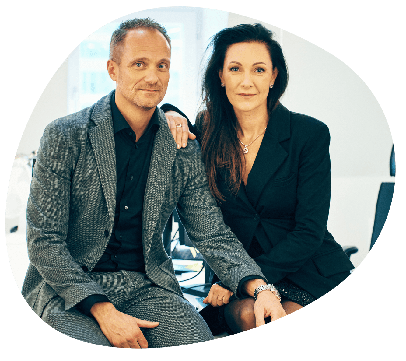 Photo of Maria Fredholm and Lars Fredholm